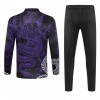 Sudadera De Entrenamiento Real Madrid Purple Version Dragon Cremallera De Cuarto 23-24 - Hombre